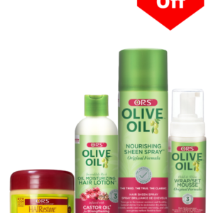Healthy Hair Set - ORS Mayonnaise, Lotion, Mousse and Sheen Spray